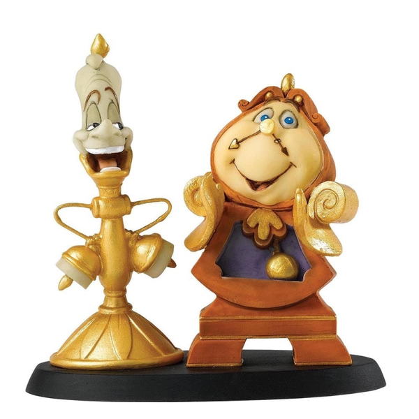 Disney Enchanting Lumiere & Cogsworth 'Loyal Servants' - A26914