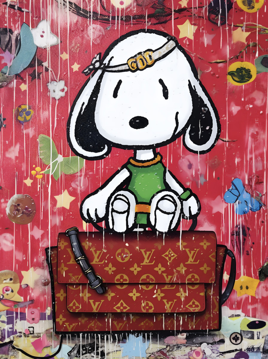 Glass Painting 'Snoopy' - BS-013