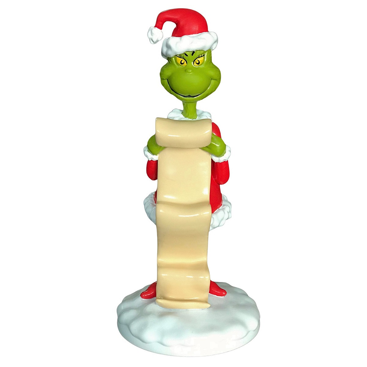 The Grinch with List 'Seasonal Statue' - TG26017