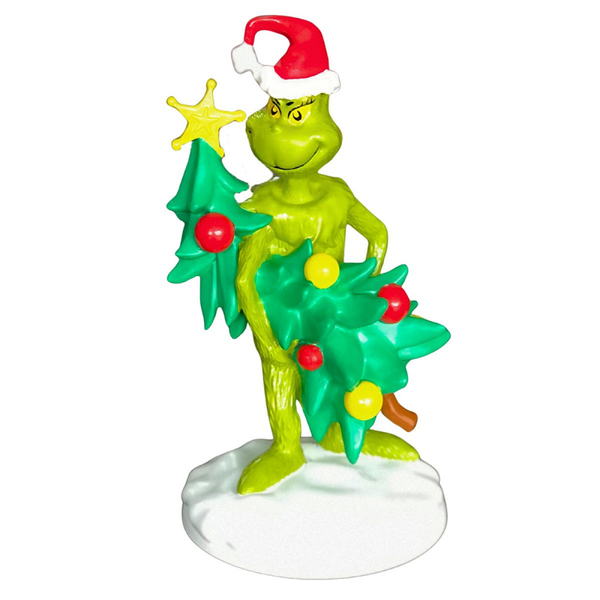 The Grinch with Christmas Tree 'Seasonal Statue' - TG26019