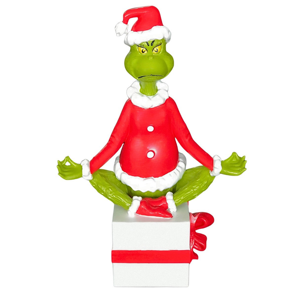 The Grinch Meditating 'Seasonal Statue' - TG26021