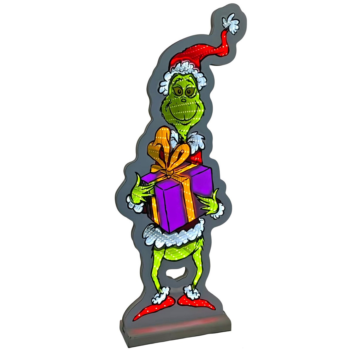 The Grinch with Present 'Infinity Lighting' - TG26003
