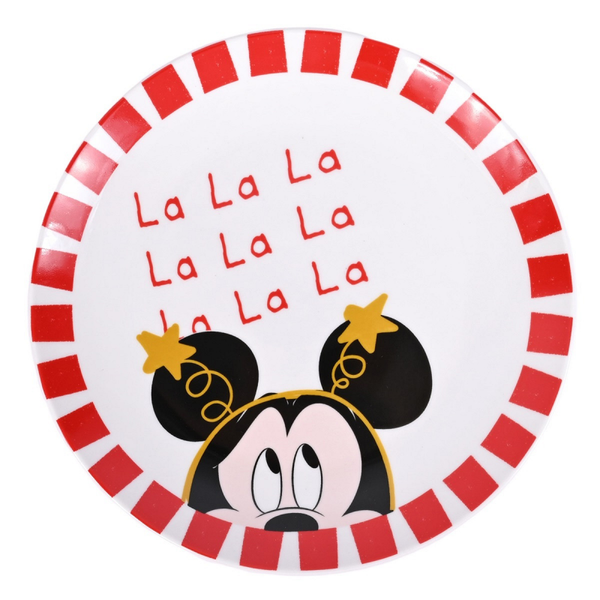Mickey Mouse La La La Headband 'Christmas Dinner Plate' - DN25331