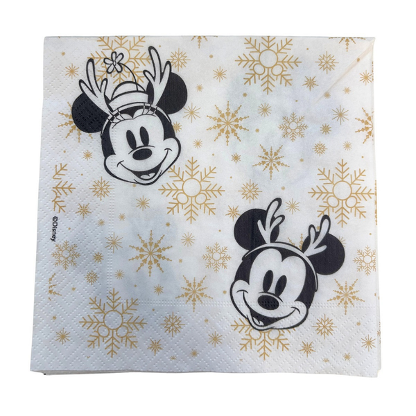 Mickey & Minnie Mouse Christmas 'Napkins' - DN26425