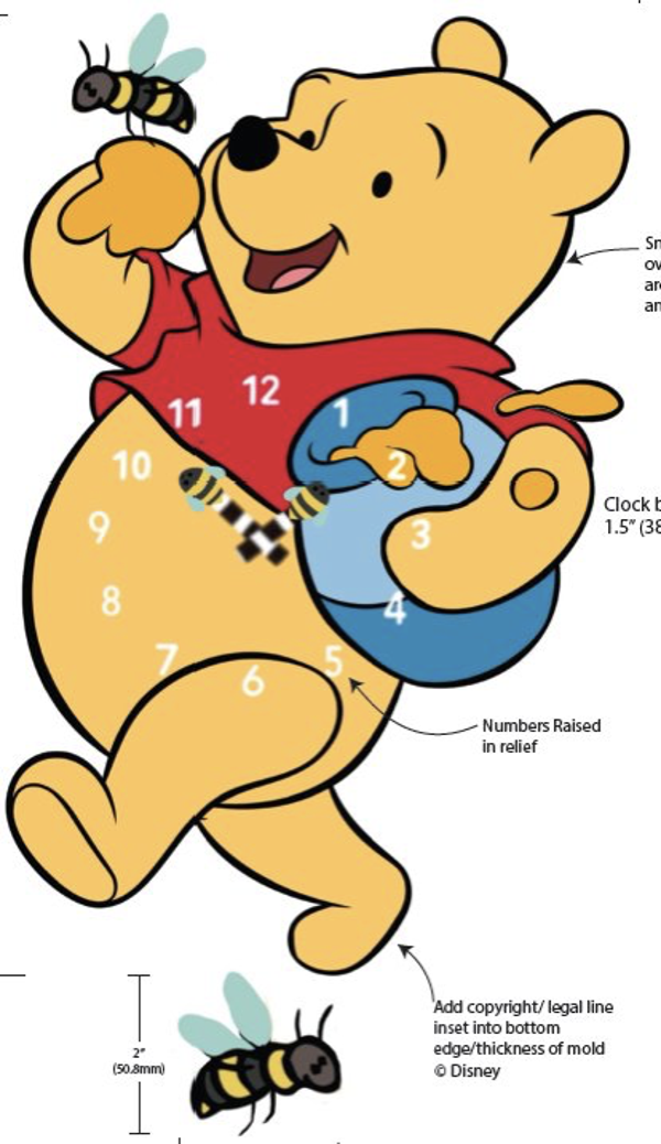 Winnie the Pooh 'Wall Clock' - 6019322