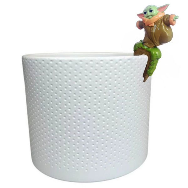 Grogu on Ledge 'Pot Buddy' - SW27002