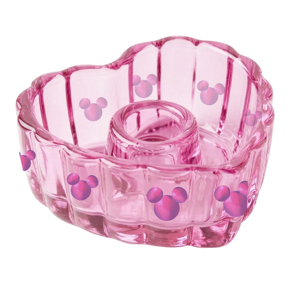 Mickey Mouse Ears 'Heart Candle Holder Pink' - DN27031