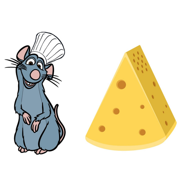 Remy & Cheese 'Salt & Pepper Shakers' - DN27063