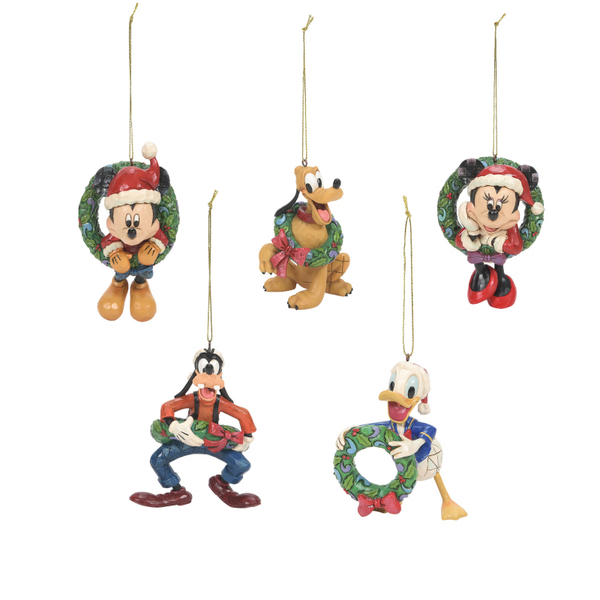 Mickey & Friends 'Holiday Ornament Set Hand-Painted' - 1487651
