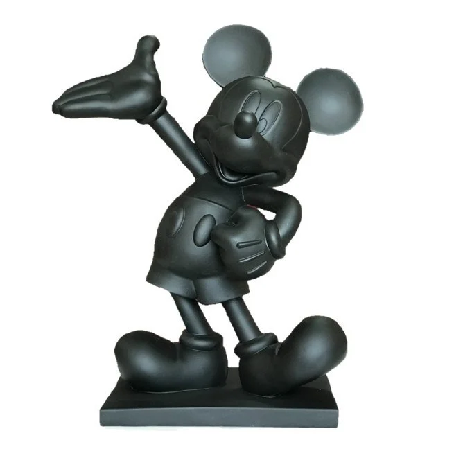 Mickey Mouse - Garden Statue black