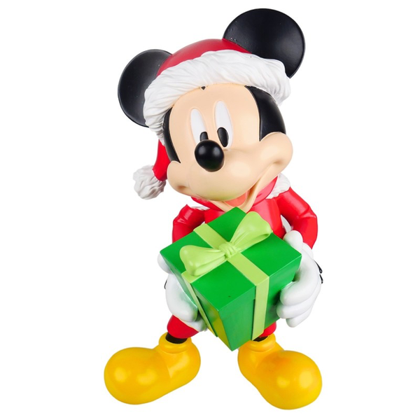 Mickey Mouse with Present 'Seasonal Statue' - DN86073