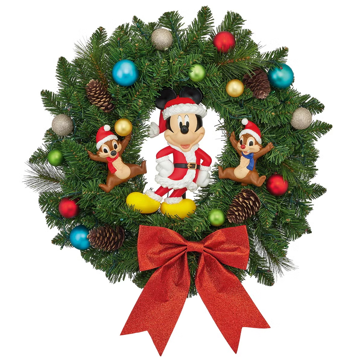 Mickey Mouse, Chip & Dale 'Christmas Wreath'