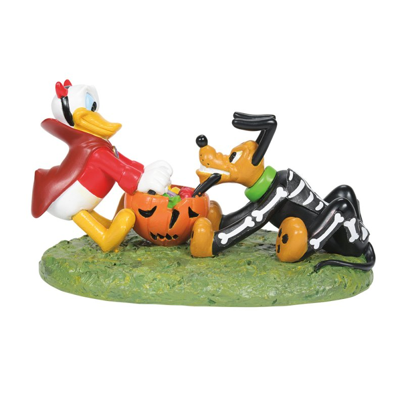 Donald & Pluto 'Halloween Village Tussle Figurine' - 6007729