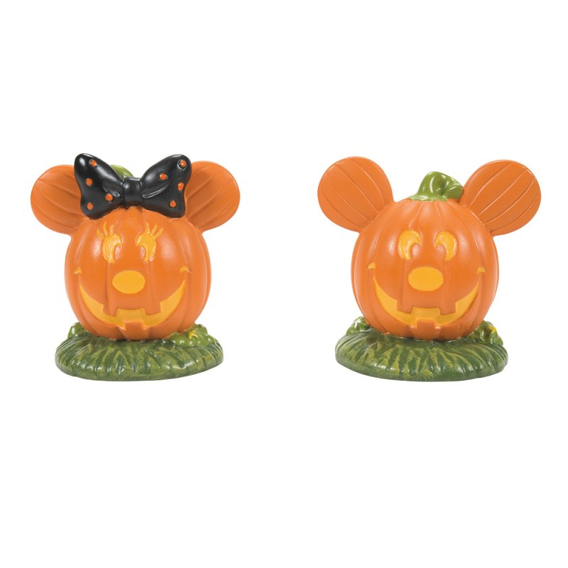 Mickey & Minnie Mouse 'Halloween Village Pumpkin Townhouse Topiaries' - 6007732