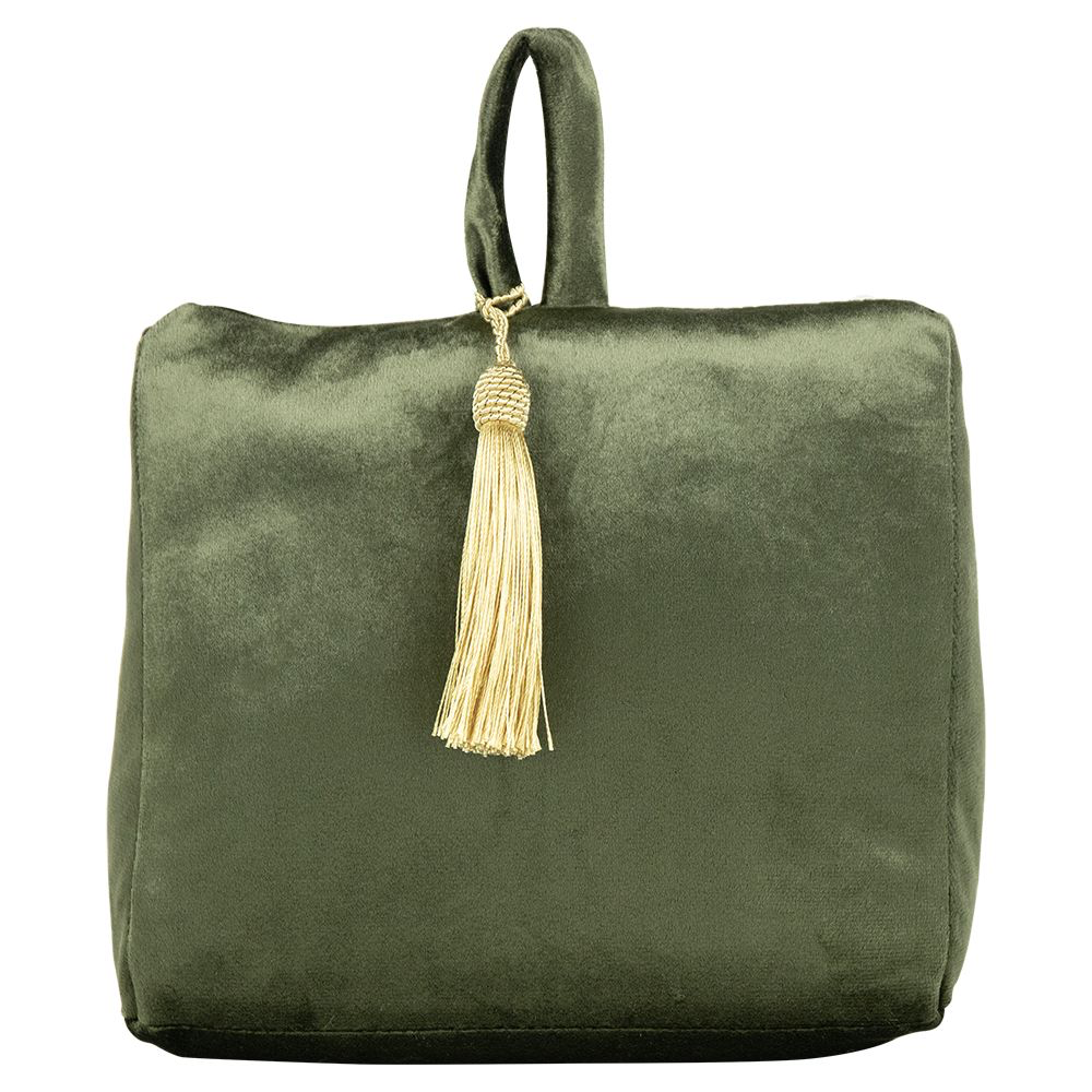 Mars & More - Deurstopper fluweel Olijfgroen