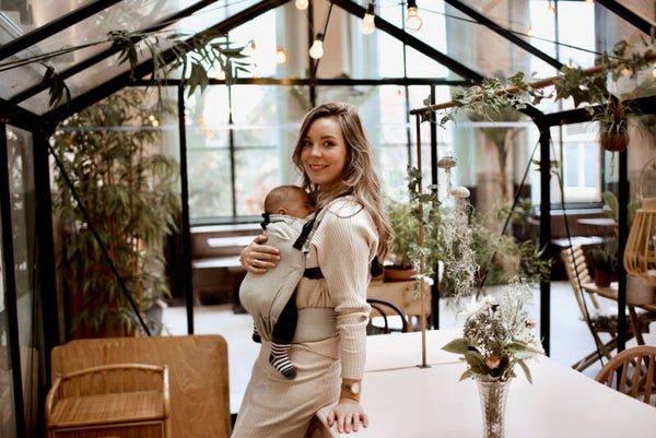 Pure Baby Love Cross&Go Olive Babydraagzak