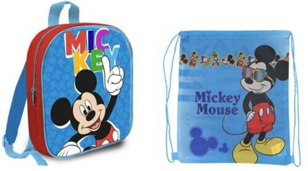 Kinder Rugtas & Gymtas Set Mickey Mouse – De perfecte complete schoolset