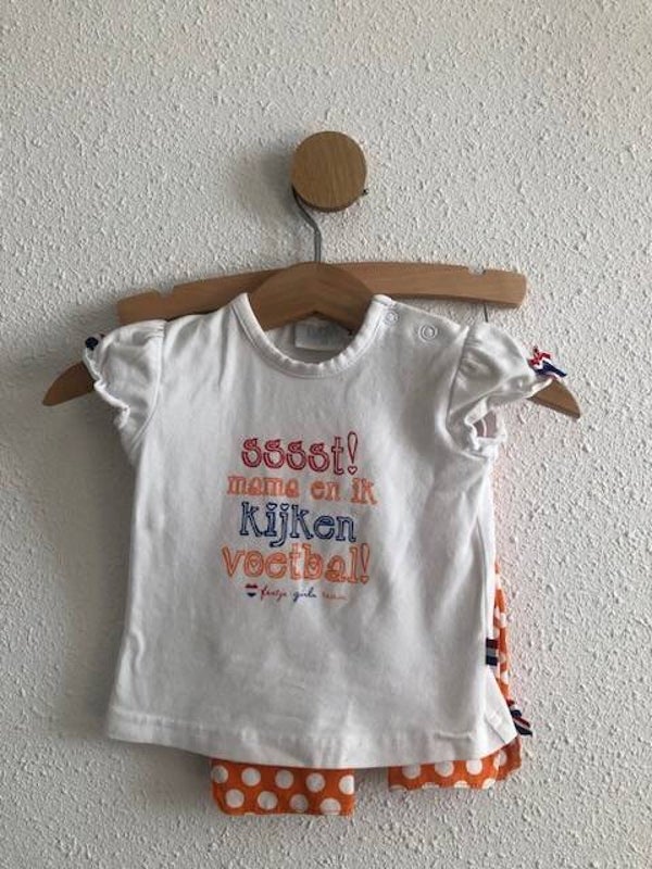 Setje "Sssst! Mama En Ik Kijken Voetbal!"