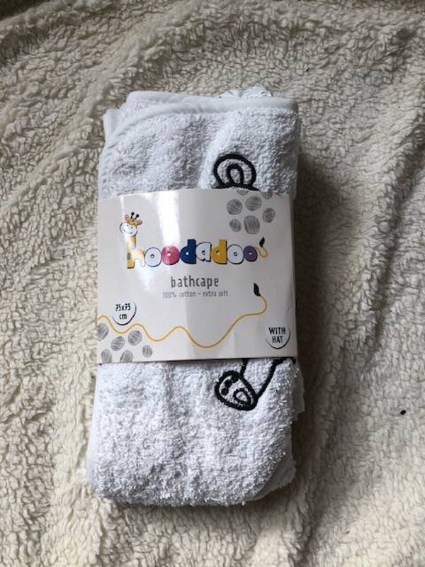 Badcape met een Beer