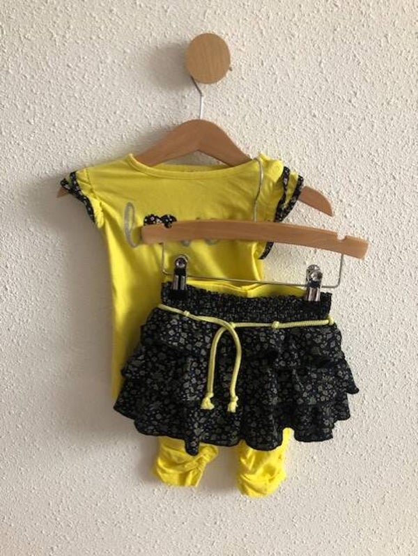 Setje met bloemetjes