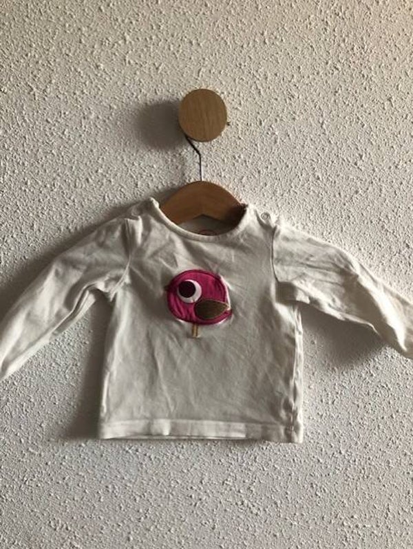 Longsleeve met een vogeltje