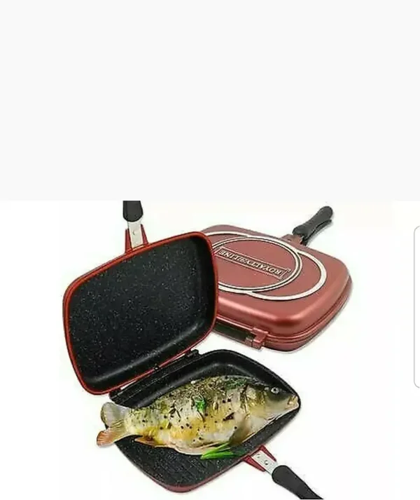 DOPPIA PIASTRA ROYALTY LINE 34 CM RIVESTIMENTO ANTIADERENTE MARMO