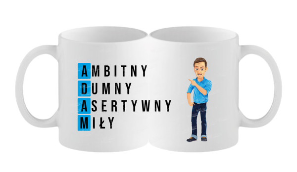 Kubek imienny - Męski