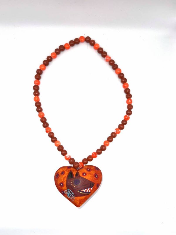 Handcrafted Alebrije Heart Necklace