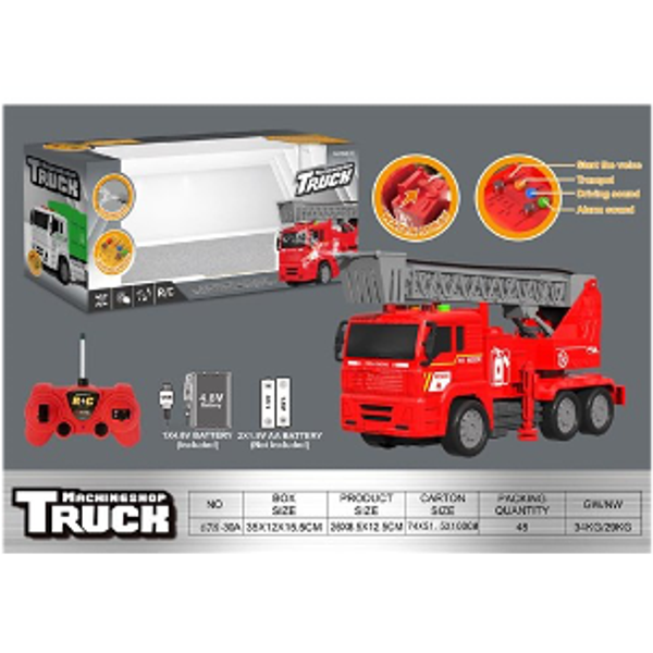 200 Straż R/C + ładowarka + światło / dźwięk + leje wodą Y300238