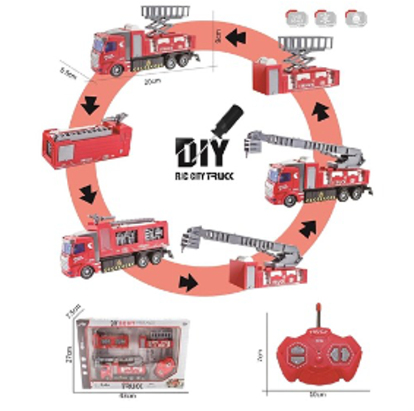 199 Straż R/C + ładowarka + światło / dźwięk + zmienne karoserie Y300239