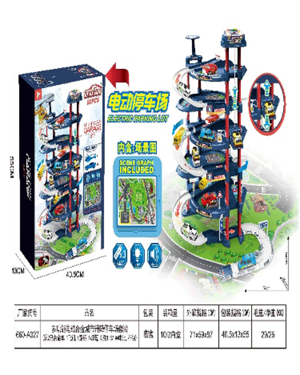 178 Parking miejski światło/dźwięk 82 el. z matą Y101770