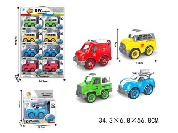 81 AUTO DO SKRĘCANIA (8 SZT.=1 DIspley