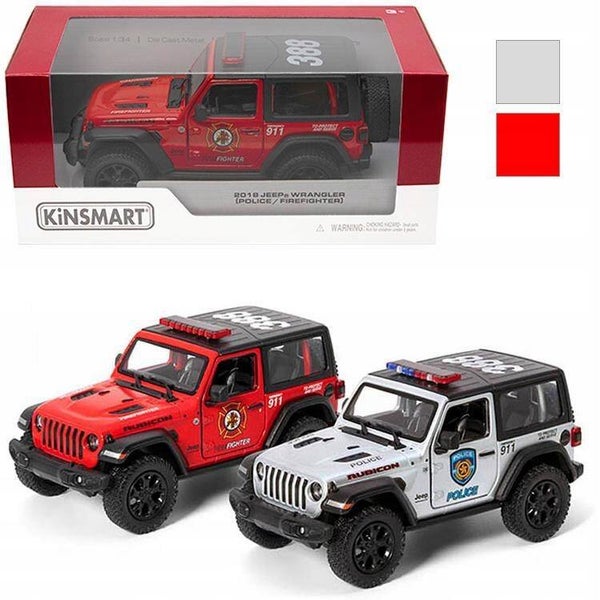 143 JEEP WRANGLER POLICJA STRAŻ 1:34