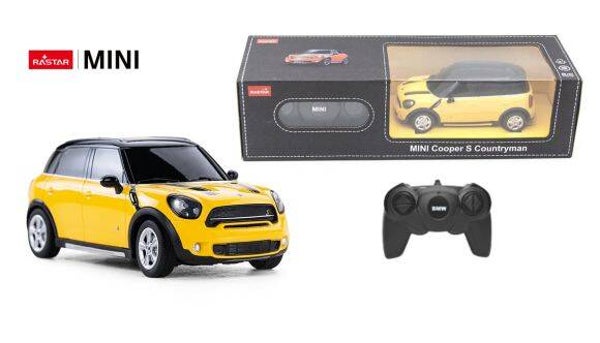 RASTAR R/C 1:24 Mini Cooper S Countryman Żółty/Czerwony