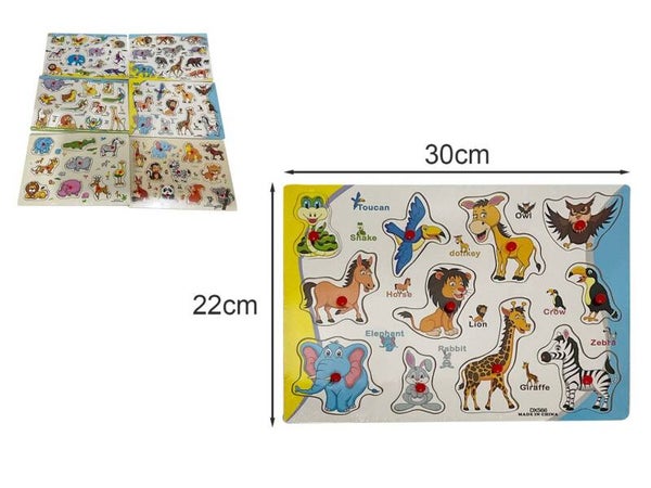 98 UKŁADANKA DREWNIANA