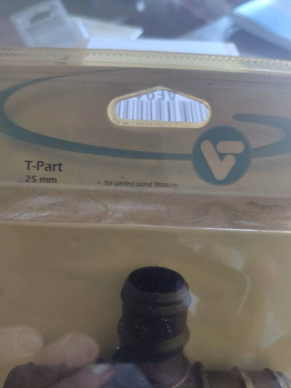 Velda t part met schroefdraad 1/2 inch