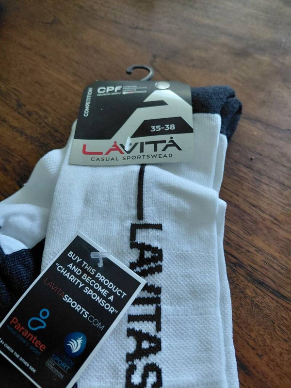 5 paar nieuwe witte Lavita sportsokken 39/42