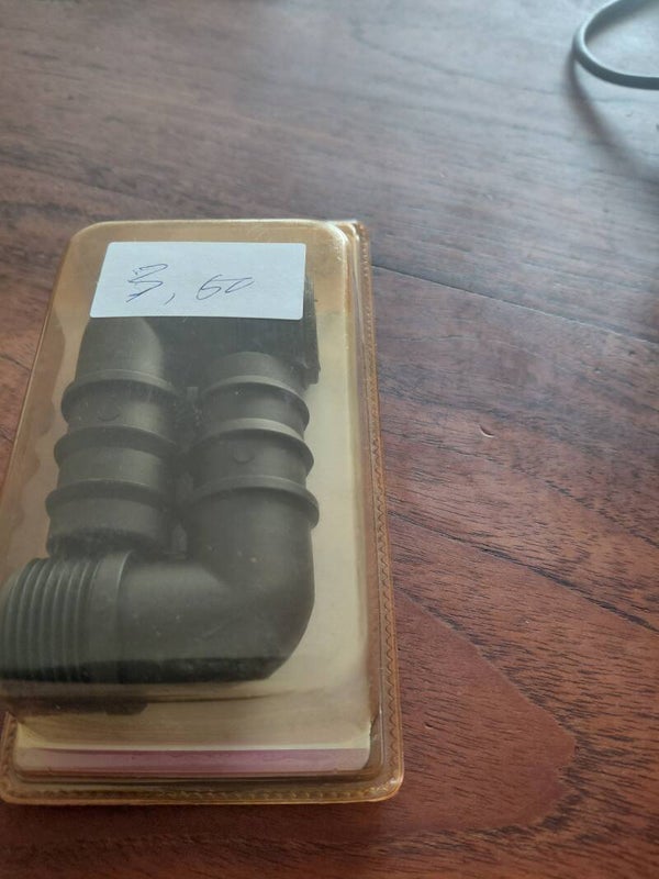 Velda kniestuk met schroefdraad25 mm