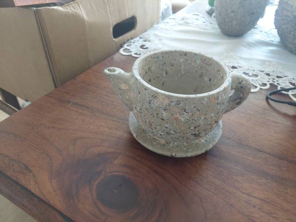 Mooie stenen tiit pot