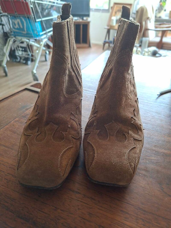Western suede enkel laarsjes 37