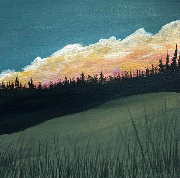 Sunset in the Hills