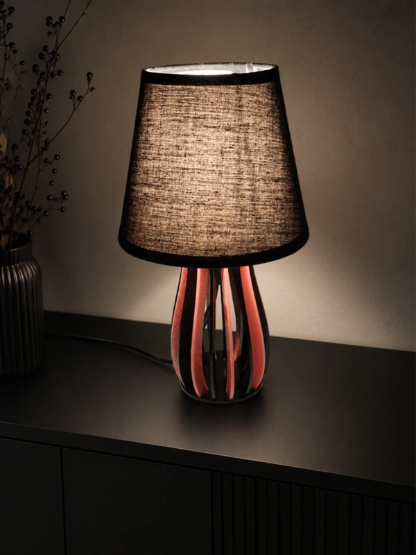 Lampe de chevet acrylique bi-couleur