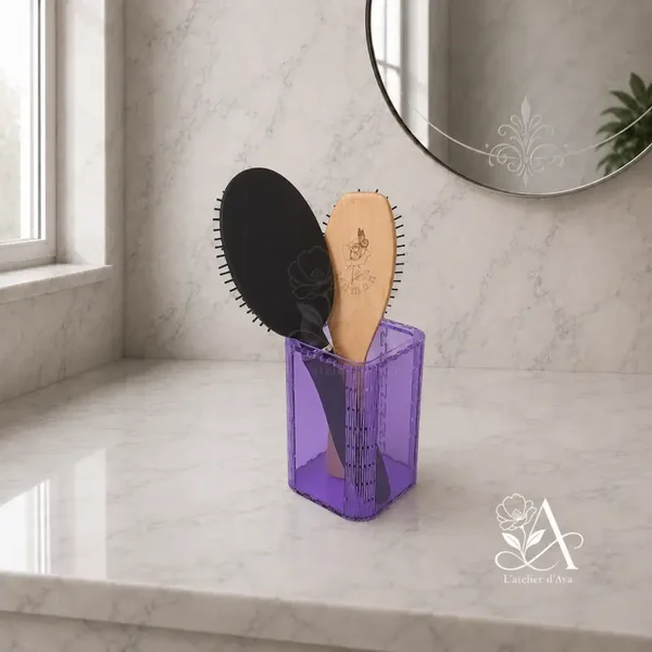 Rangement pour brosses à cheveux