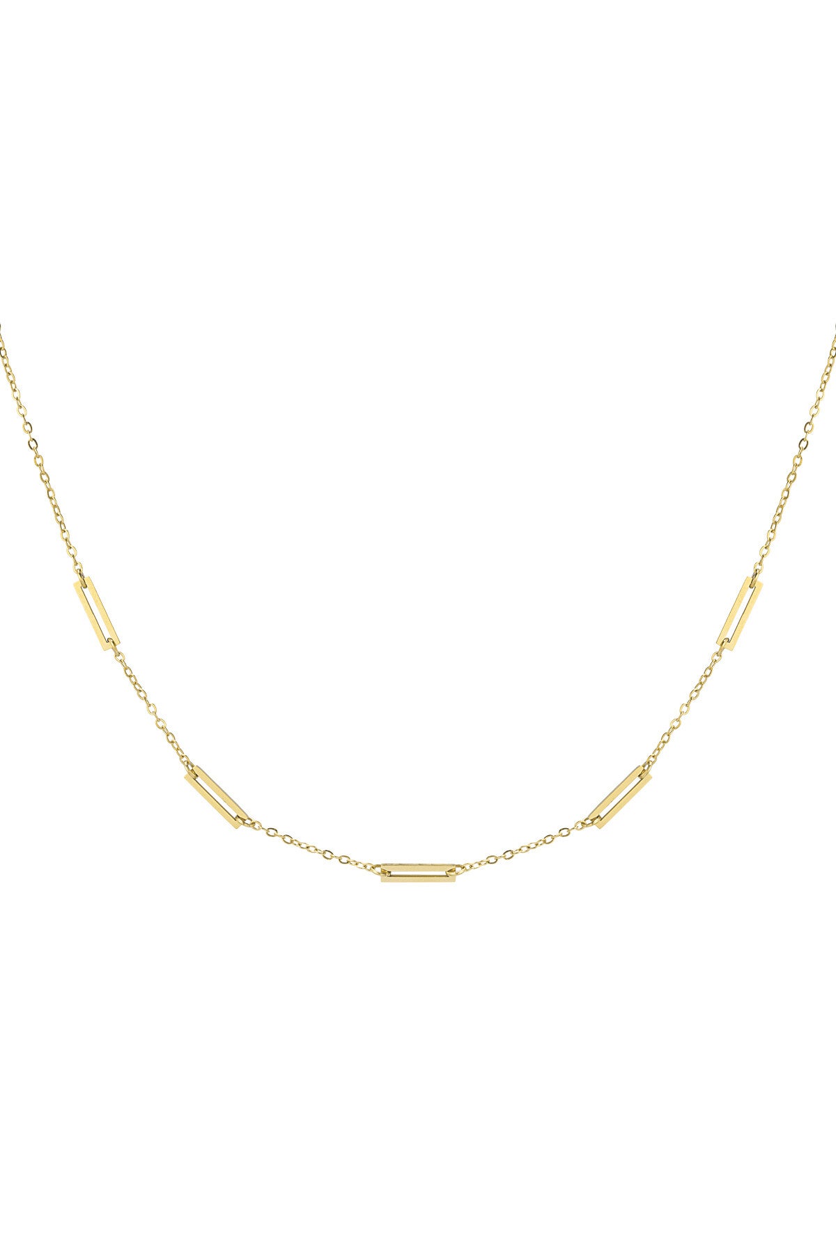 Ketting 5 schakels - goud
