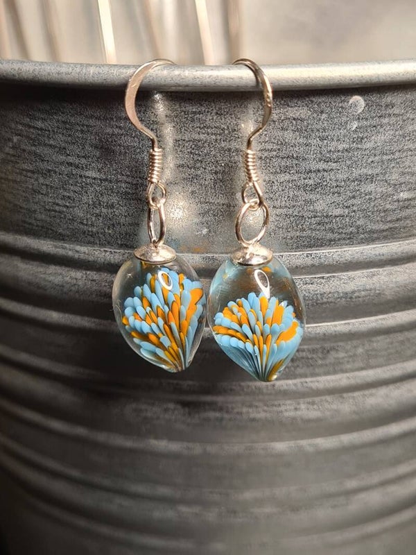 Mini implosion earrings
