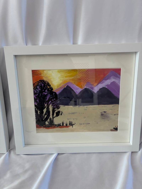 Purple Mountains scene