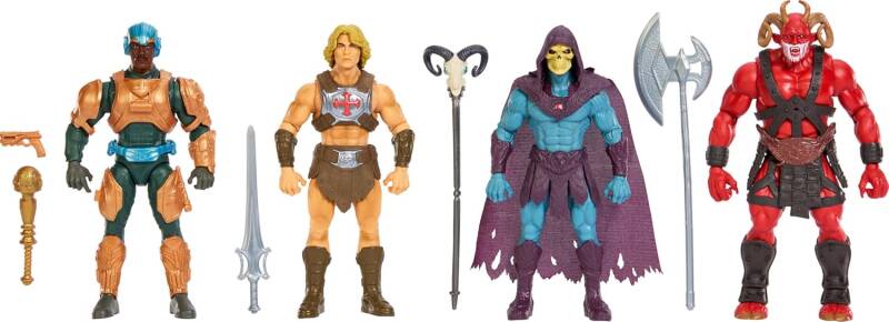 Masters of the Universe 4-Pack Brings the Power of Grayskull Home