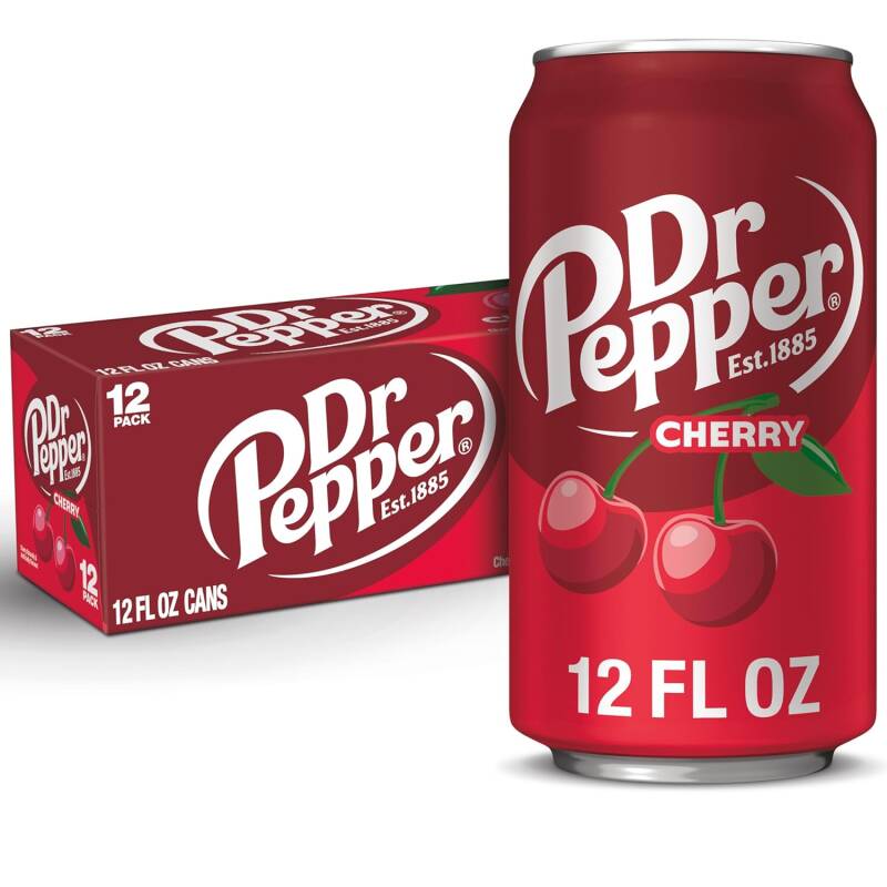 Regular Dr Pepper Cherry 12-pack cans