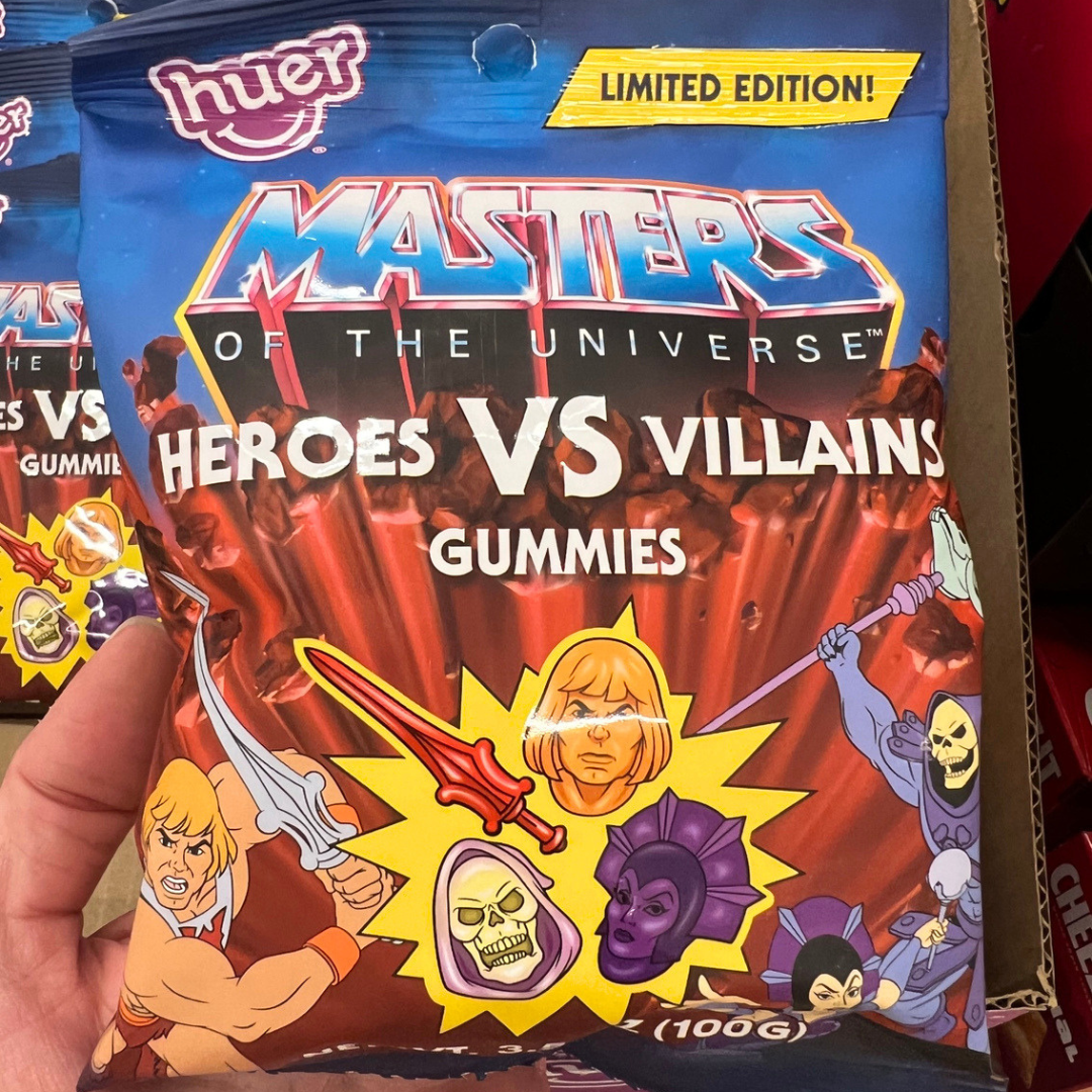 Masters of the Universe Heros vs Villains He-Man Gummies Candy by huer