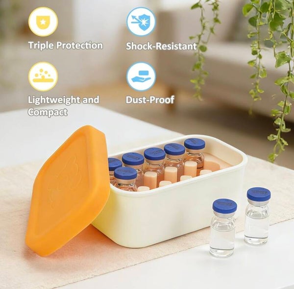 Premium Protective Vial Storage Case